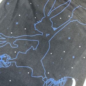 Vintage 90s Sneaktip Bugs Bunny Air Jordan Space Jam Retro Black Tshirt | Small
